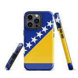 Bosnia and Herzegovina Bosnian Flag iPhone Case 15 14 13 12 11 Pro Max Plus Mini Gift Ideas Country Gift For Her Him Ideas Travel  Souvenir