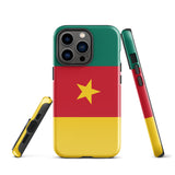 Cameroon Cameroonian Flag iPhone Case 15 14 13 12 11 Pro Max Plus Mini Gift Ideas Country Map Skyline Gift  Travel  Souvenir