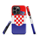 Croatia Croatian Flag iPhone Case 15 14 13 12 11 Pro Max Plus Mini Gift Ideas Country Map Skyline Gift For Her Him Ideas Travel  Souvenir