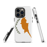 Cyprus Cypriot Flag iPhone Case 15 14 13 12 11 Pro Max Plus Mini Gift Ideas Country Map Skyline Gift For Her Him Ideas Travel  Souvenir