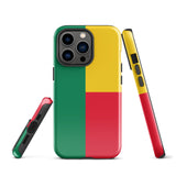 Benin Flag iPhone Case 15 14 13 12 11 Pro Max Plus Mini Gift Travel Souvenir