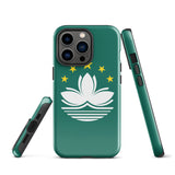 Macao Macau Macanese Flag iPhone Case 15 14 13 12 11 Pro Max Plus Mini Gift Travel Souvenir