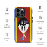 Eswatini Flag iPhone Case 15 14 13 12 11 Pro Max Plus Mini Gift Travel Souvenir