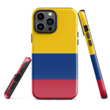 Colombia Colombian Flag  iPhone 15 14 13 12 11 Pro Max Plus Mini Phone Case iPhone Tough Rugged Protective iPhone case