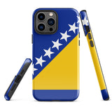 Bosnia and Herzegovina Bosnian Flag iPhone Case 15 14 13 12 11 Pro Max Plus Mini Gift Ideas Country Gift For Her Him Ideas Travel  Souvenir