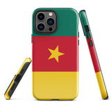 Cameroon Cameroonian Flag iPhone Case 15 14 13 12 11 Pro Max Plus Mini Gift Ideas Country Map Skyline Gift  Travel  Souvenir