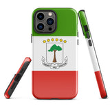 Equatorial Guinea Guinean Flag iPhone Case 15 14 13 12 11 Pro Max Plus Mini Gift Ideas Country Map Skyline Gift Travel  Souvenir