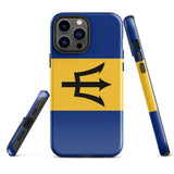 Barbados Barbadian Flag iPhone Case 15 14 13 12 11 Pro Max Plus Mini Gift Travel Souvenir