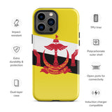 Brunei Bruneian Flag iPhone Case 15 14 13 12 11 Pro Max Plus Mini Gift Travel Souvenir