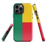 Benin Flag iPhone Case 15 14 13 12 11 Pro Max Plus Mini Gift Travel Souvenir