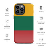 Lithuania Lietuva Lithuanian Flag iPhone Case 15 14 13 12 11 Pro Max Plus Mini Gift Travel Souvenir