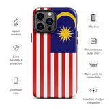 Malaysia Malaysian Flag iPhone Case 15 14 13 12 11 Pro Max Plus Mini Gift Travel Souvenir