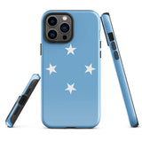 Micronesia Micronesian Flag iPhone Case 15 14 13 12 11 Pro Max Plus Mini Gift Travel Souvenir