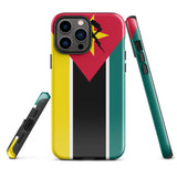 Mozambique Mozambican Flag iPhone Case 15 14 13 12 11 Pro Max Plus Mini Gift Travel Souvenir