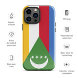 Comoros Flag iPhone Case 15 14 13 12 11 Pro Max Plus Mini Gift Travel Souvenir