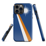 Marshall Islands Marshallese Flag iPhone Case 15 14 13 12 11 Pro Max Plus Mini Gift Travel Souvenir