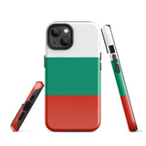 Bulgaria България Bulgarian Flag iPhone Case 15 14 13 12 11 Pro Max Plus Mini Tough Fitted Hard Protective Shell Glossy Rubber Phone Case