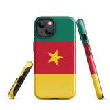 Cameroon Cameroonian Flag iPhone Case 15 14 13 12 11 Pro Max Plus Mini Gift Ideas Country Map Skyline Gift  Travel  Souvenir