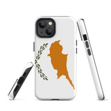 Cyprus Cypriot Flag iPhone Case 15 14 13 12 11 Pro Max Plus Mini Gift Ideas Country Map Skyline Gift For Her Him Ideas Travel  Souvenir