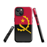 Angola Angolan Flag iPhone Case 15 14 13 12 11 Pro Max Plus Mini Gift Travel Souvenir