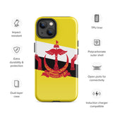 Brunei Bruneian Flag iPhone Case 15 14 13 12 11 Pro Max Plus Mini Gift Travel Souvenir