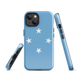 Micronesia Micronesian Flag iPhone Case 15 14 13 12 11 Pro Max Plus Mini Gift Travel Souvenir