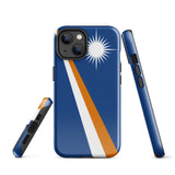 Marshall Islands Marshallese Flag iPhone Case 15 14 13 12 11 Pro Max Plus Mini Gift Travel Souvenir