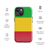 Mali Malian Flag iPhone Case 15 14 13 12 11 Pro Max Plus Mini Gift Travel Souvenir