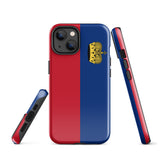 Liechtenstein Liechtensteiner Flag iPhone Case 15 14 13 12 11 Pro Max Plus Mini Gift Travel Souvenir