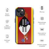 Eswatini Flag iPhone Case 15 14 13 12 11 Pro Max Plus Mini Gift Travel Souvenir