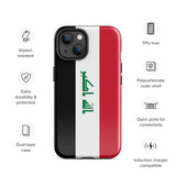 Iraq Iraqi Flag iPhone Case 15 14 13 12 11 Pro Max Plus Mini Travel Souvenir Tourist Beach Lover Food Destination Patriot Gifts