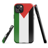 Funda para iPhone con la bandera de Palestina 15, 14, 13, 12 y 11 Pro Max Plus Mini Ideas para regalos Mapa del país Horizonte Regalos para ella Ideas para él