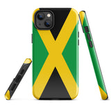 Jamaica Jamaican Flag iPhone Case 15 14 13 12 11 Pro Max Plus Mini Gift Ideas Country Map Skyline Gift For Her Him Ideas Travel  Souvenir