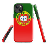 Portugal Portuguese Flag iPhone Case 15 14 13 12 11 Pro Max Plus Mini Gift Ideas Country Map Skyline Gift For Her Him Ideas Travel  Souvenir