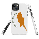 Cyprus Cypriot Flag iPhone Case 15 14 13 12 11 Pro Max Plus Mini Gift Ideas Country Map Skyline Gift For Her Him Ideas Travel  Souvenir