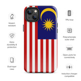 Malaysia Malaysian Flag iPhone Case 15 14 13 12 11 Pro Max Plus Mini Gift Travel Souvenir