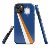 Marshall Islands Marshallese Flag iPhone Case 15 14 13 12 11 Pro Max Plus Mini Gift Travel Souvenir