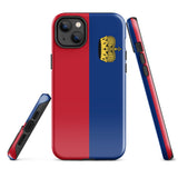 Liechtenstein Liechtensteiner Flag iPhone Case 15 14 13 12 11 Pro Max Plus Mini Gift Travel Souvenir