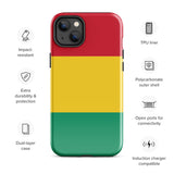 Guinea Guinean Flag iPhone Case 15 14 13 12 11 Pro Max Plus Mini Gift Travel Souvenir