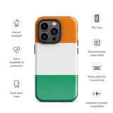 Ivory Coast Flag iPhone Case 15 14 13 12 11 Pro Max Plus Mini Gift Ideas Country Map Skyline Gift For Her Him Ideas Travel  Souvenir