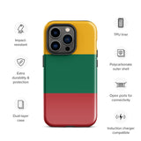 Lithuania Lietuva Lithuanian Flag iPhone Case 15 14 13 12 11 Pro Max Plus Mini Gift Travel Souvenir