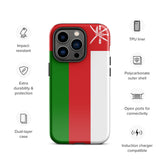 Oman Omani Flag iPhone Case 15 14 13 12 11 Pro Max Plus Mini Gift Travel Souvenir