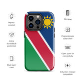 Namibia Namibian Flag iPhone Case 15 14 13 12 11 Pro Max Plus Mini Gift Travel Souvenir