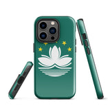 Macao Macau Macanese Flag iPhone Case 15 14 13 12 11 Pro Max Plus Mini Gift Travel Souvenir