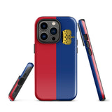 Liechtenstein Liechtensteiner Flag iPhone Case 15 14 13 12 11 Pro Max Plus Mini Gift Travel Souvenir