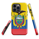 Ecuador Ecuadorian Flag iPhone 15 14 13 12 11 Pro Max Plus Mini Phone Case iPhone Tough Rugged Protective iPhone case