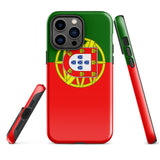 Portugal Portuguese Flag iPhone Case 15 14 13 12 11 Pro Max Plus Mini Gift Ideas Country Map Skyline Gift For Her Him Ideas Travel  Souvenir