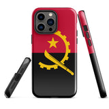 Angola Angolan Flag iPhone Case 15 14 13 12 11 Pro Max Plus Mini Gift Travel Souvenir