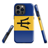 Barbados Barbadian Flag iPhone Case 15 14 13 12 11 Pro Max Plus Mini Gift Travel Souvenir