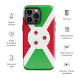 Burundi Burundian Flag iPhone Case 15 14 13 12 11 Pro Max Plus Mini Gift Travel Souvenir